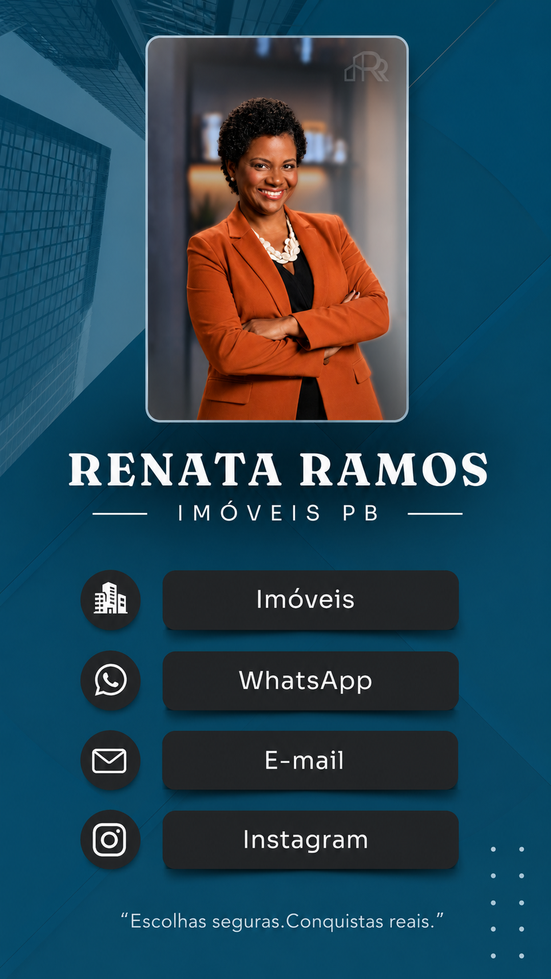 Renata Ramos Imóveis PB. Escolhas seguras. Conquistas reais.